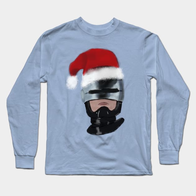 Festive Patrolman: Symbol of Christmas Hope Long Sleeve T-Shirt by DanSena